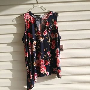 Wilde Los Angeles Floral Tank/Blouse